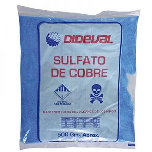 sulfato de cobre 500grs